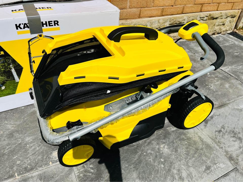 Karcher 18V lawnmower, 36cm, ex-display, RRP £319, new 5Ah battery