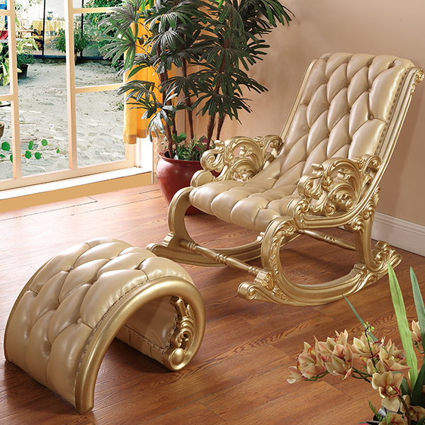 Flash furniture recliner with Ottoman | Beige leather soft swivel recliner with Ottoman footrest