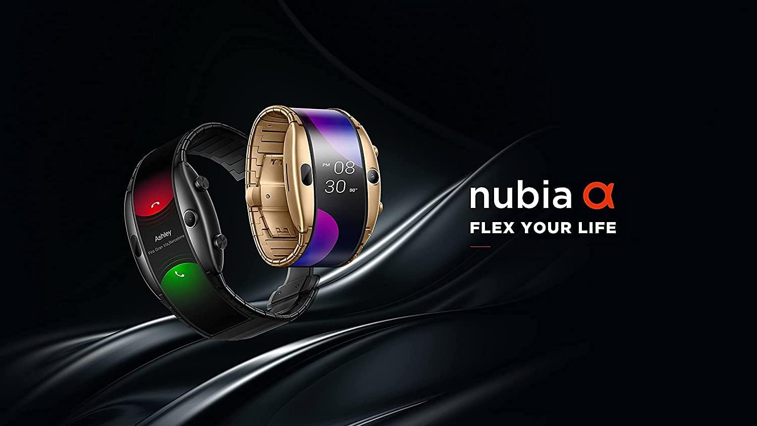 Nubia Alpha Smartwatch Flexible Display