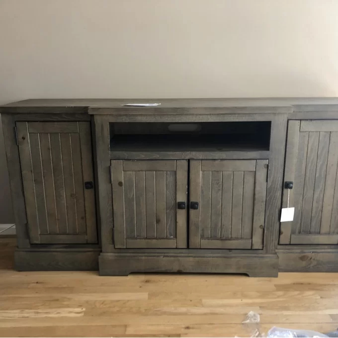 【Furniture】Casserly Solid Wood TV Stand for TVs up to 88