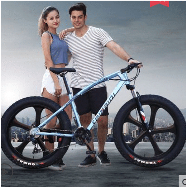 Youma off-road bicycle beach snowmobile 4.0 ultra-wide tire mountain bike male and female students variable speed