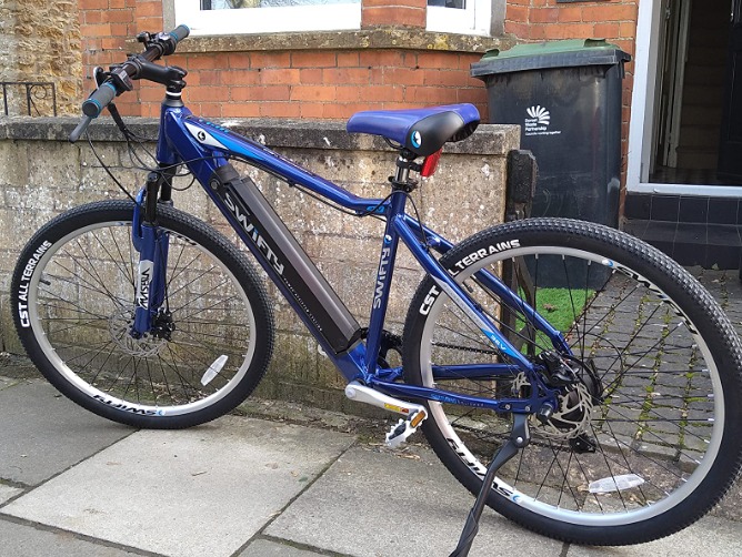 Swifty Electric Mountain Bike with Semi-Integrated Battery