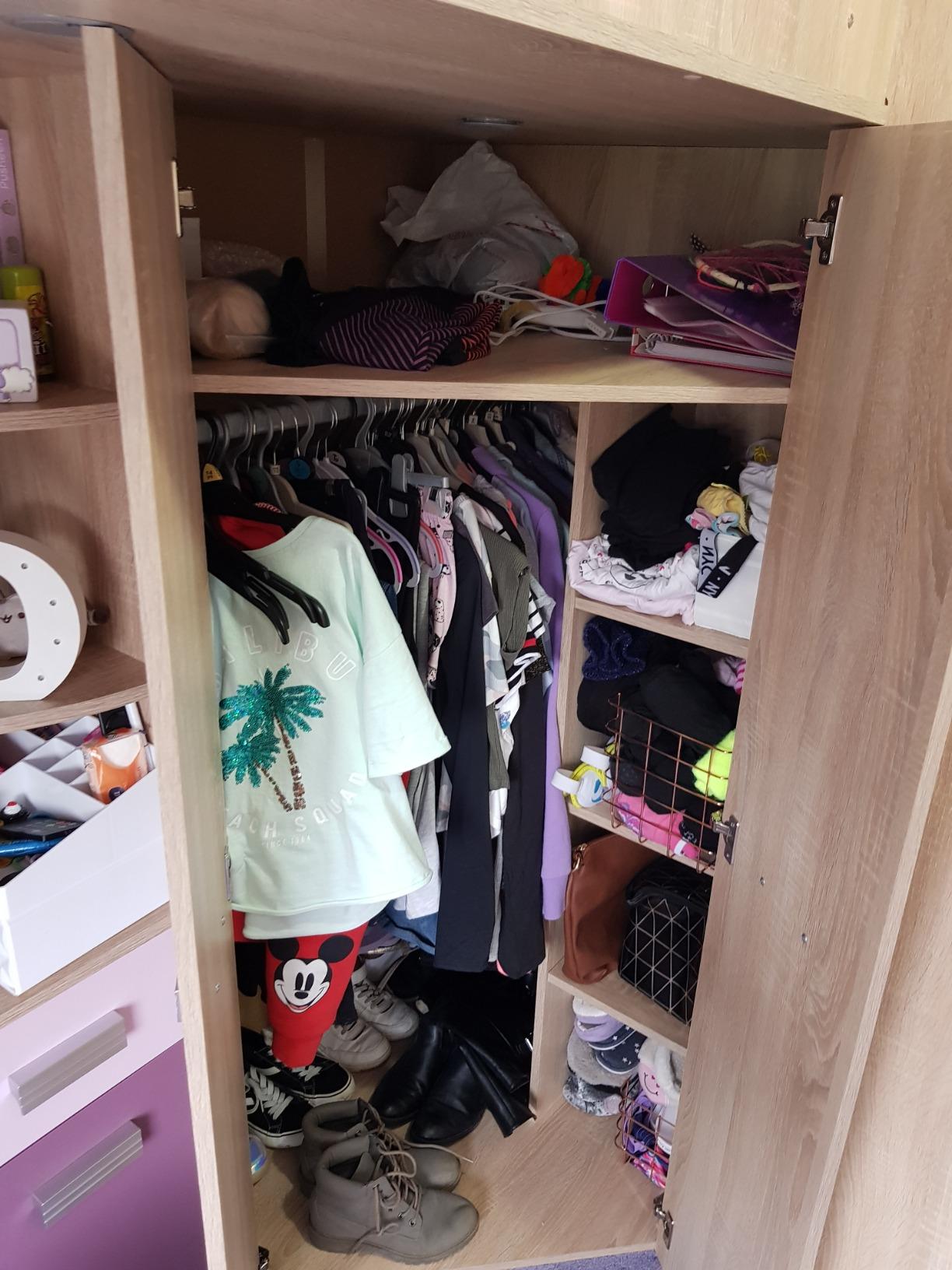 【Furniture】High Sleeper/Bunk Bed - All In 1 Right or Left Hand-side Stairs - Kids/Children Furniture Set