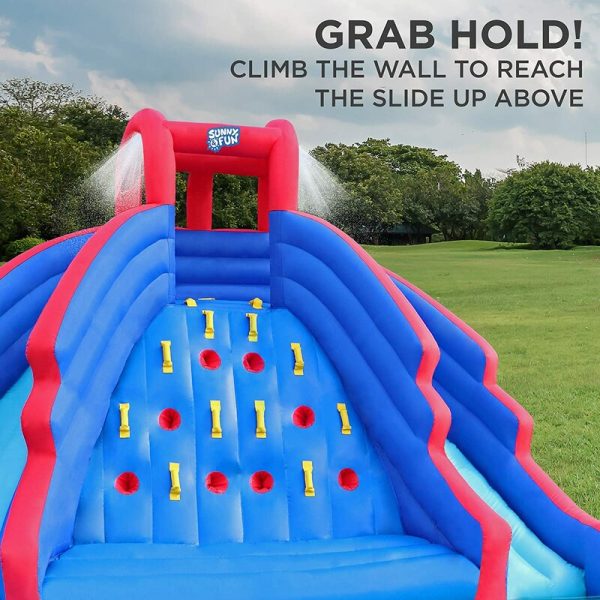 13′ X 13′ Inflatable Water Slide With Air Blower