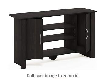 Furinno Econ TV Stand Entertainment Center, Espresso