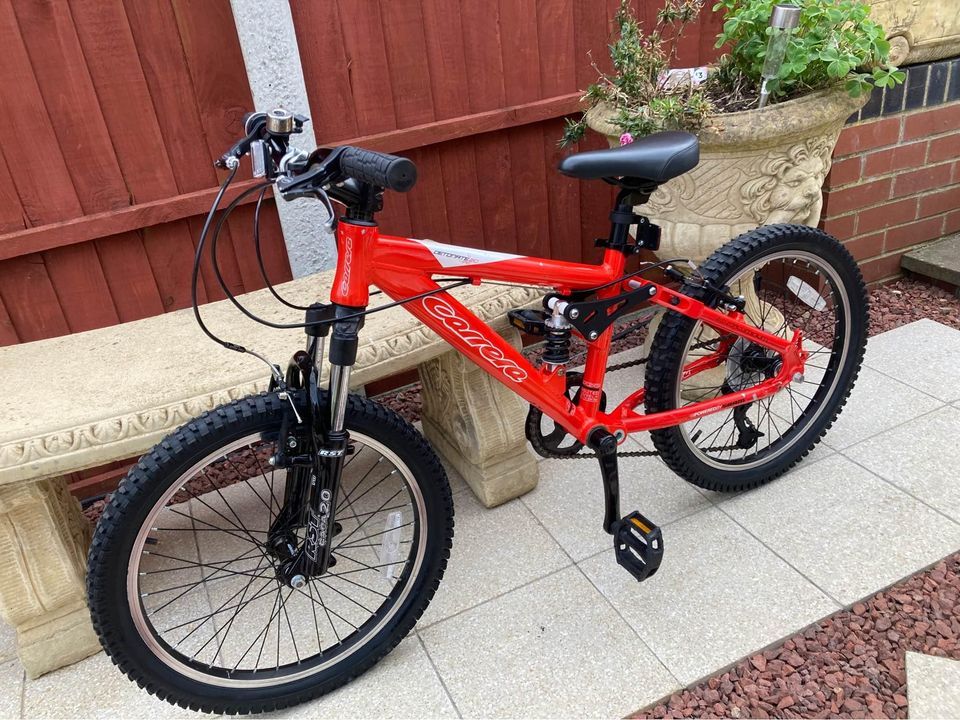 kids full suspension mountain bike