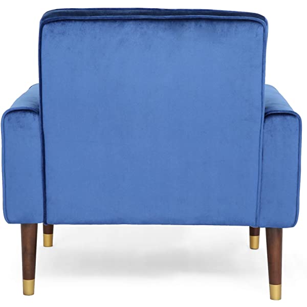 Christopher Knight Home Betsy Velvet Armchair, Modern Glam, Button-Tufted, Waffle Stitching, Raisin