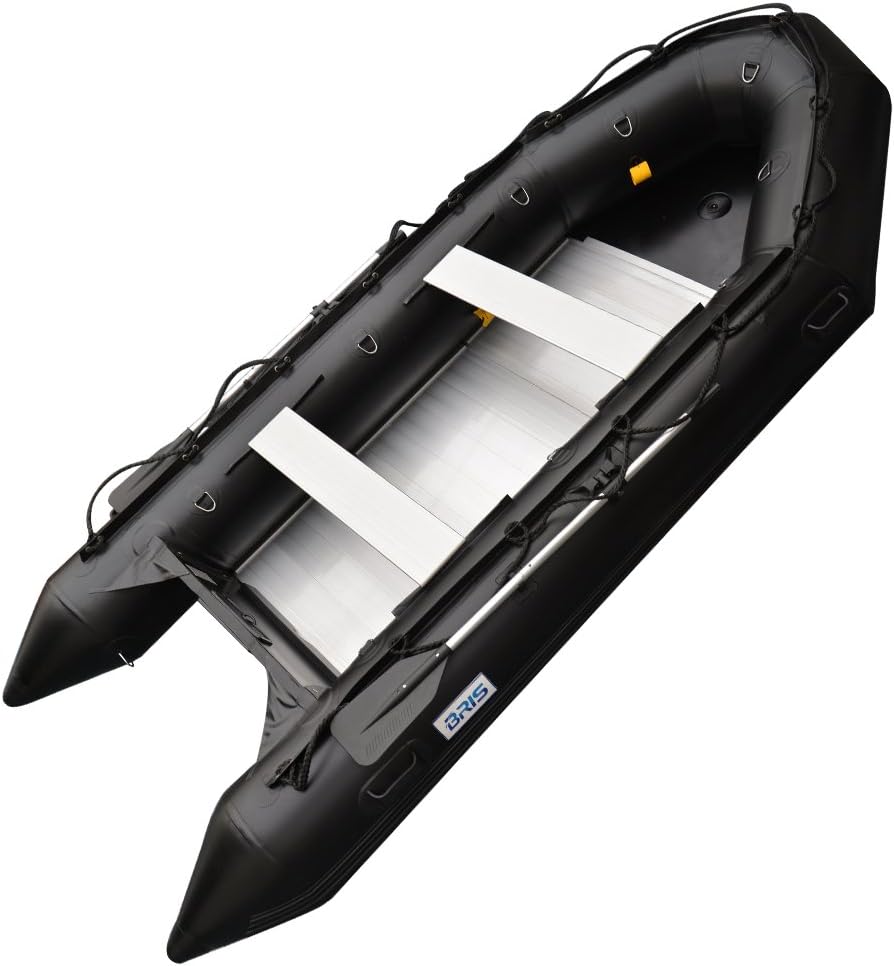 BRIS 1.2mm PVC 12.5 ft Inflatable Boat Inflatable Fish Hunter & Person Inflatable Raft Boat