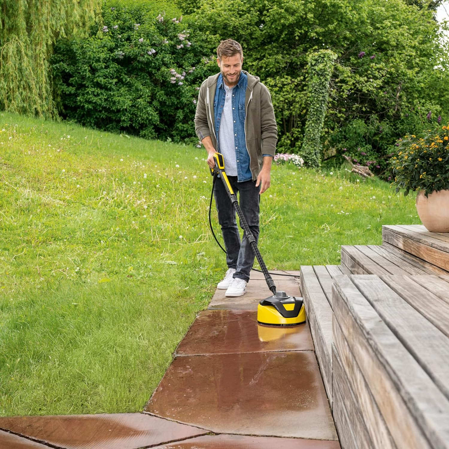 Kärcher - K5 Premium - 2000 PSI Electric Power Induction Pressure Washer - 1.4 GPM & T 5 T-Racer 11