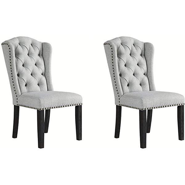 Signature Design by Ashley Jeanette Dining Room Chair, Linen