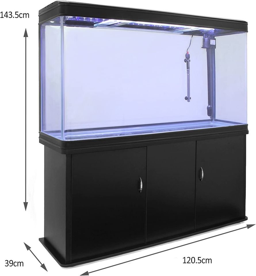 Large Aquarium Aquarium 4ft 300L Marine Tropical Saltwater Freshwater