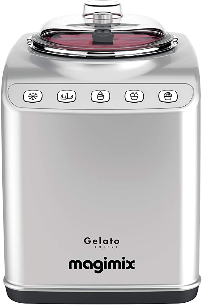 Magimix Gelato Expert Frozen Dessert Maker with Built In Compressor 2x2 Litre bowls Makes Ice Cream