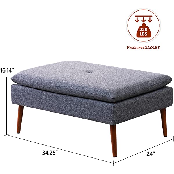 Vonanda Faux Leather Sofa Couch, Modern Tufted 3-Seater Sofa with Clean Lines and Upholstered Artificial Leather for Compact Living Space, Chestnut Brown 3-seater sofa Chestnut Brown