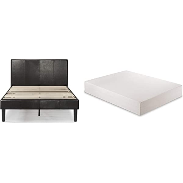 Zinus Gerard Platform, King, Espresso King Platform Bed