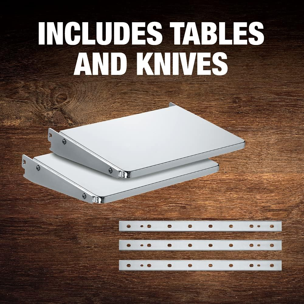 DEWALT Thickness Planer, Two Speed, 13-Inch (DW735X) 13 wFeed Tables & Extra Blades