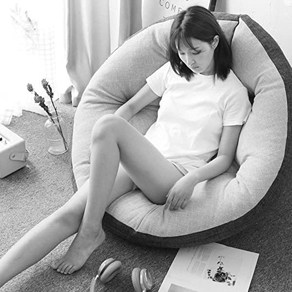 Bean Bags Children Sofa Childrens Mini Chair Armchair Couch Children's Lazy Boy and Girl Sofa Room Corner Tatami Children's Sofa Seat Parent-Child Reading Corner Small Sofa Chair Multifunctional Lazy 80*70*60CM Blue