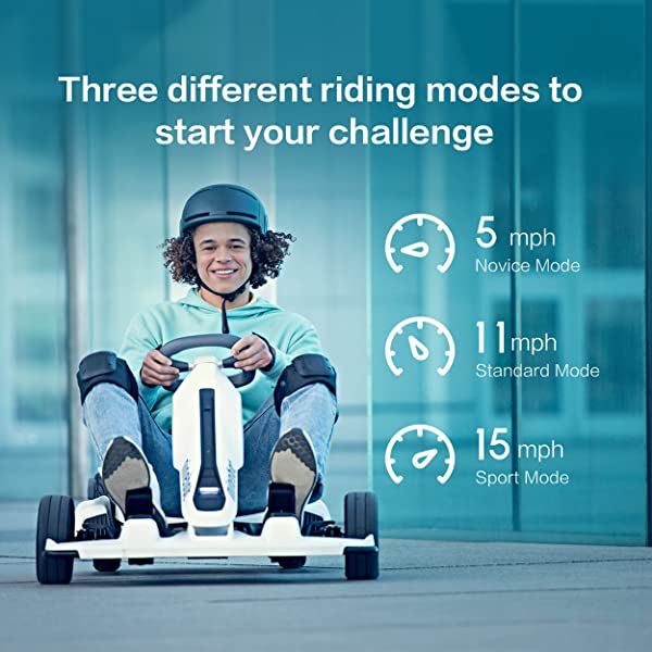 Segway Ninebot Electric GoKart Drift Kit, Outdoor Racer Pedal Car, Ride On Toys (Not Included Ninebot S)