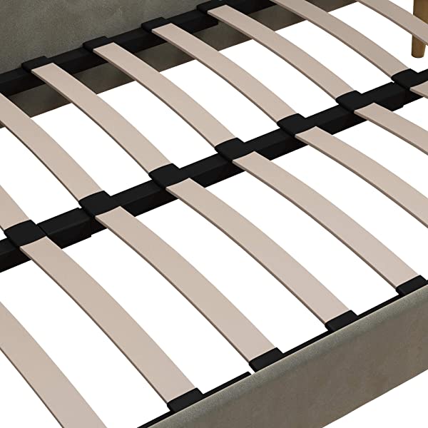 DHP Franklin Mid Century Upholstered Daybed, Sofa Bed, Twin Size Frame, Tan Linen Linen Twin Tan