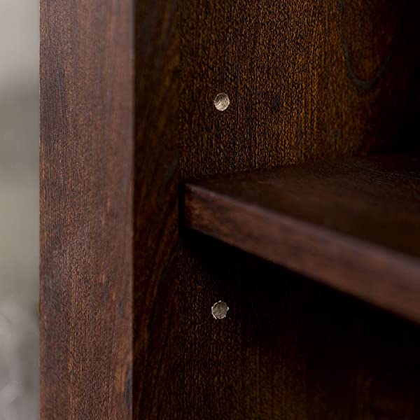 Walker Edison Wren Classic 4 Cubby TV Stand for TVs up to 65 Inches, 58 Inch, Black Black 58 InchTV Stand