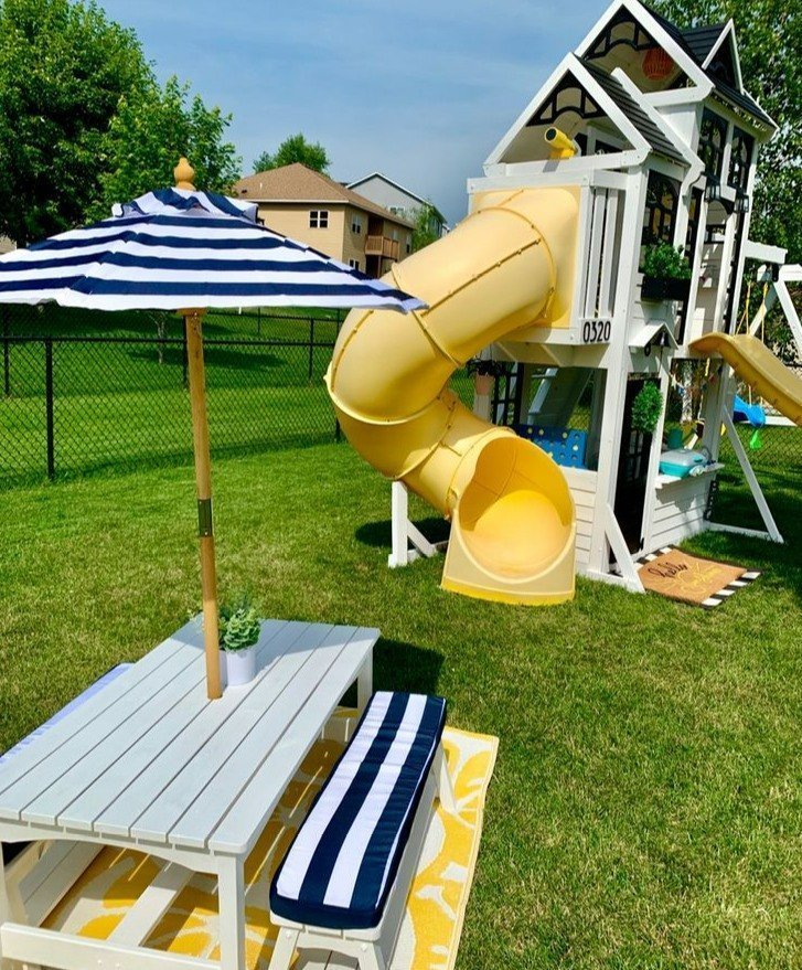 Children's slide on poles, complete set, free shipping