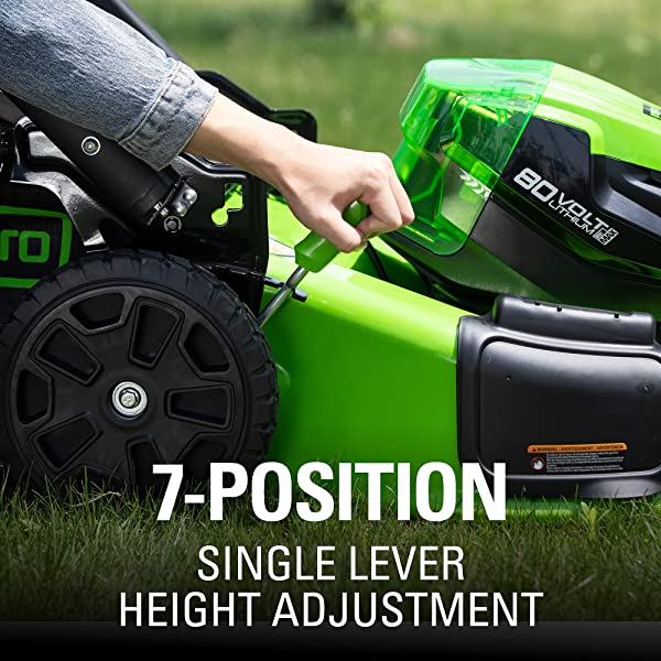 Greenworks Pro 80V 21 inch Cordless Push Lawn Mower, Includes Two 2Ah Batteries and Charger, GLM801601 (2) 2Ah Batteries Push