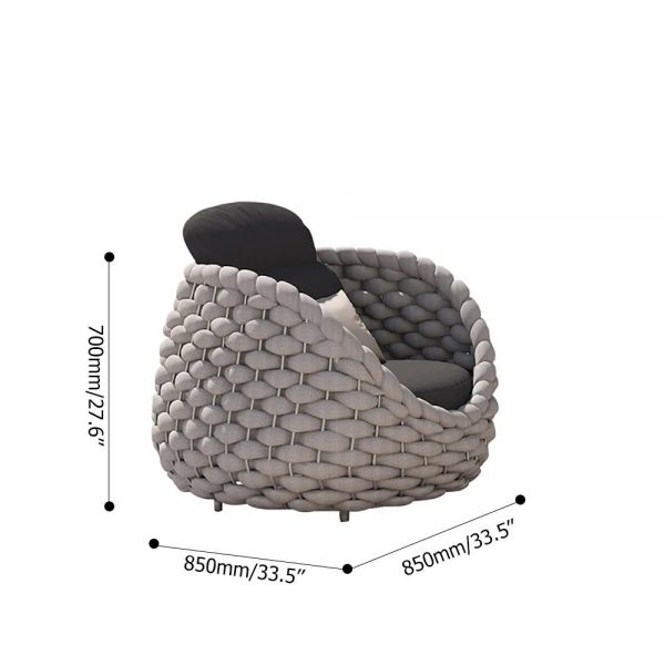 【Furniture】Clearance Sale-4- Pieces Textilene Rope