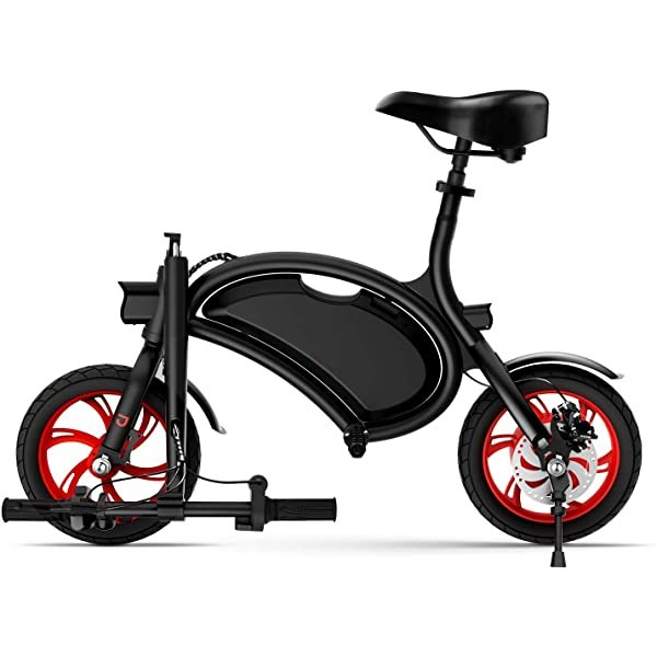 Jetson Electric Bike Bolt Folding Electric Bike, with Pegs – with LCD Display, Lightweight & Portable with Carrying Handle, Travel Up to 15 Miles, Max Speed Up to 15.5 MPH , 40″ x 20″ x 37″