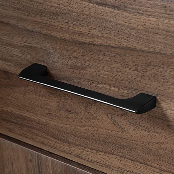 South Shore Bar Cabinet with Bottle and Glass Storage, Black Oak Black Oak Bar Cabinet