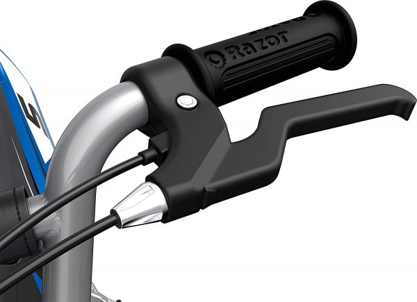 MX350 Dirt Rocket Electric Motocross Off-road Bike for Age 13+, Up to 30 Minutes Continuous Ride Time, 12″ Air-filled Tires, Hand-operated Rear Brake, Twist Grip Throttle, Chain-driven Motor