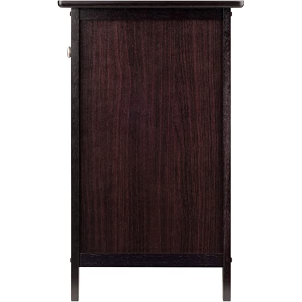 Winsome Eugene Accent Table, 18.9 inches, Espresso
