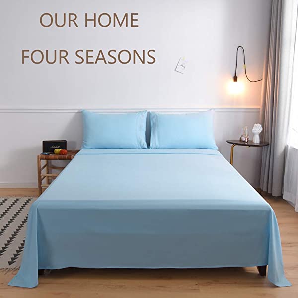 LBRO2M Bed Sheet Set Queen Size 16 Inches Deep Pocket 1800 Thread Count 100% Microfiber Sheet,Bedding Super Soft Comfortable, Cool Warm,4 Piece（Dark Grey） Dark Grey Queen