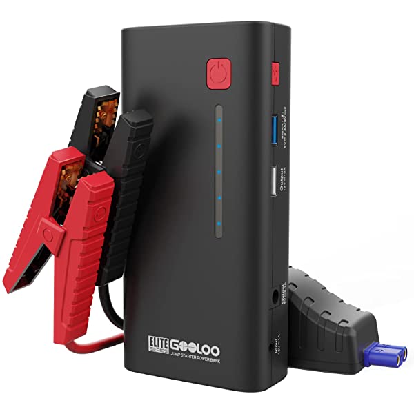 GOOLOO Jump Starter 1200A Peak Car Starter 12V SuperSafe Lithium Jump Box, Battery Booster Pack, Portable Power Bank Charger, and Jumper Cables for Up to 7.0L Gas or 5.5L Diesel Engine