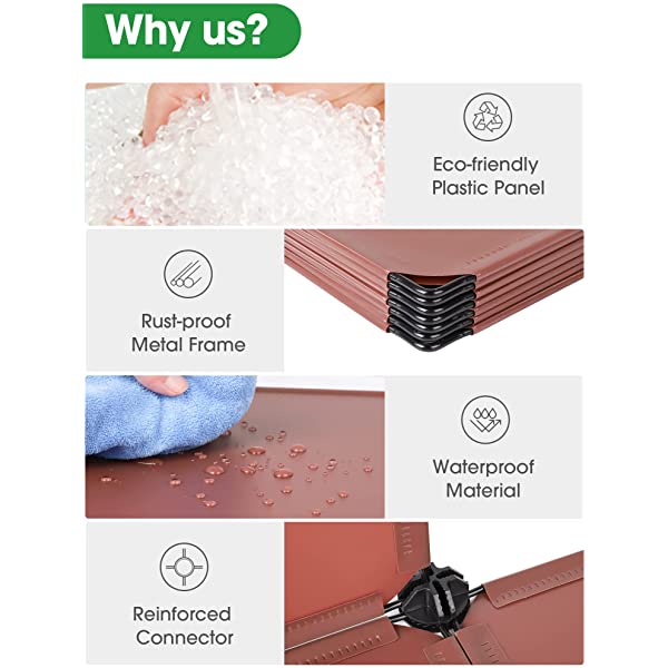 Puroma Cube Storage Organizer 6-Cube Closet Storage Shelves with Wooden Mallet DIY Closet Cabinet Bookshelf Plastic Square Organizer Shelving for Home, Office, Bedroom - Black Black Medium