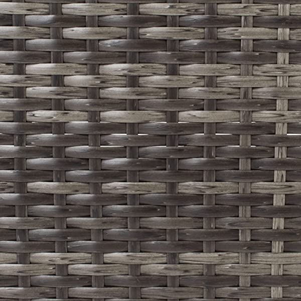 Safavieh Outdoor Collection Cadeo Brown Cushion Daybed PAT7500C, Grey/White