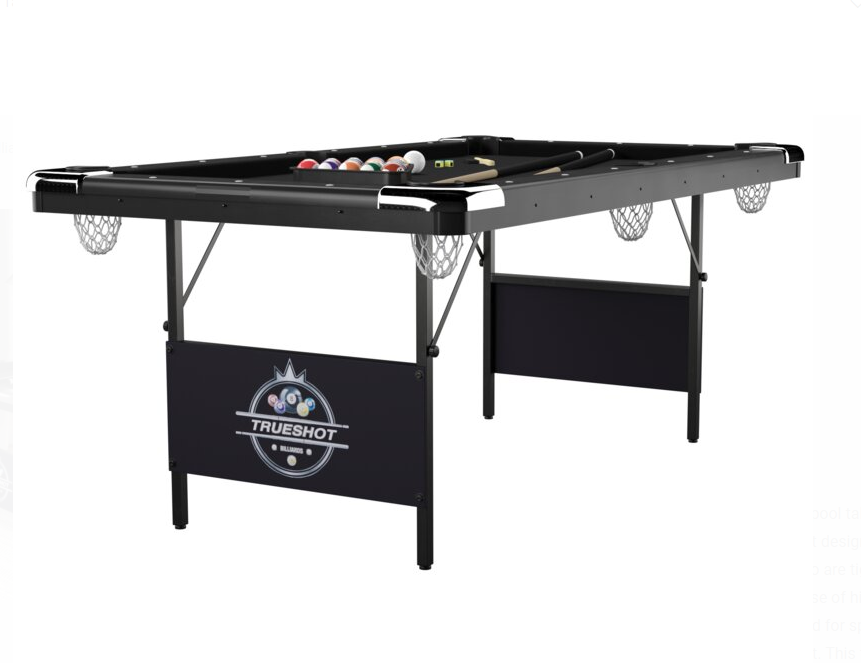 Foldable billiard table