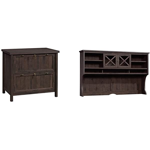 Sauder Costa Lateral File, Chalked Chestnut finish Chalked Chestnut Finish Lateral File