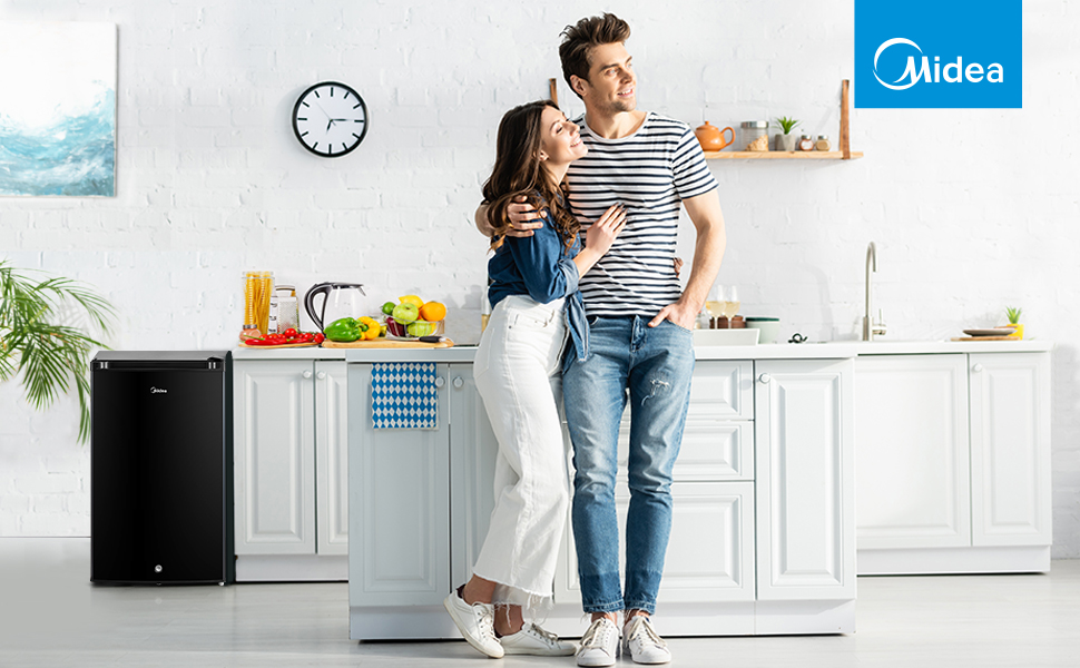 Midea upright freezer