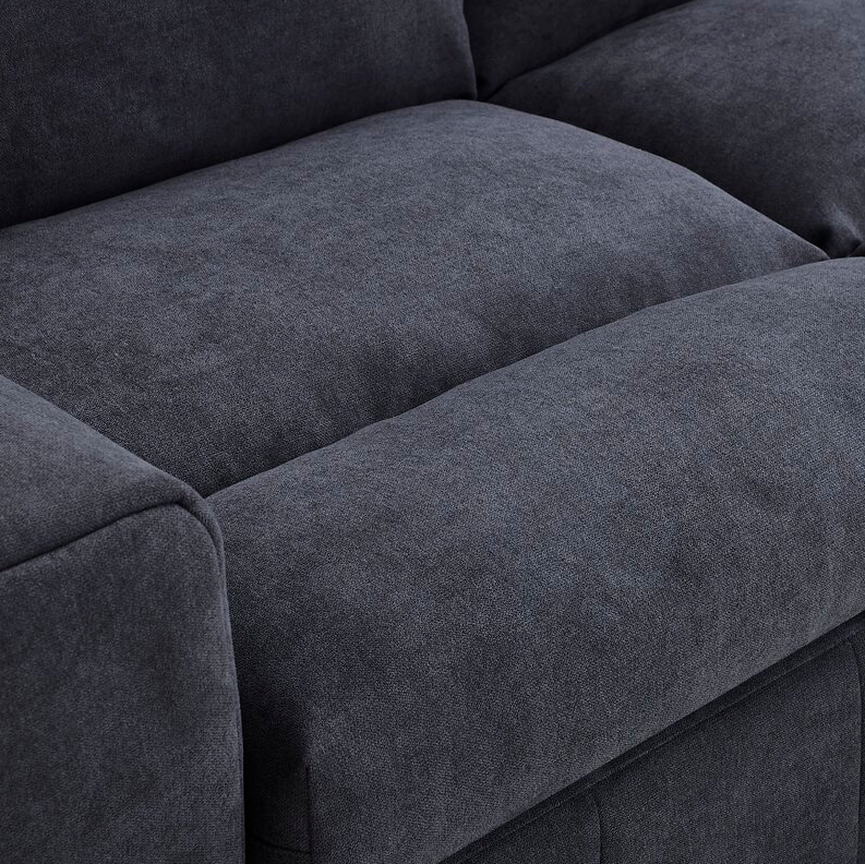 Durah 134″ Wide Reversible Modular Sectional with Ottoman