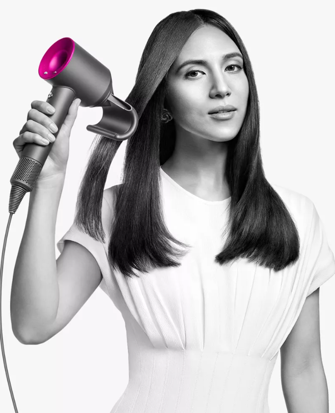 Dyson Hair Dryer, Iron/Fuchsia, 1200W dyson supersonic hairdryer