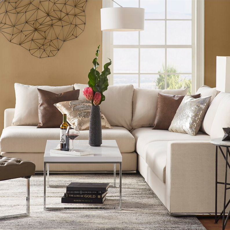 Moore 120.5″ Wide Reversible Modular Sectional