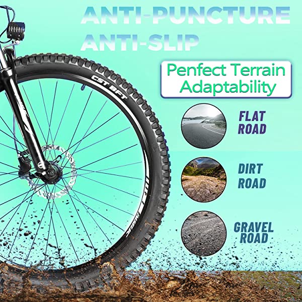 Electric Mountain Bikes for Adults 27.5'' Electric Bicycle, Hydraulic Brakes, 500W Ebike with13ah Removable Lithium Battery Moped Cycle, Full Suspension E-MTB, Professional 9-Speed Gears GREY